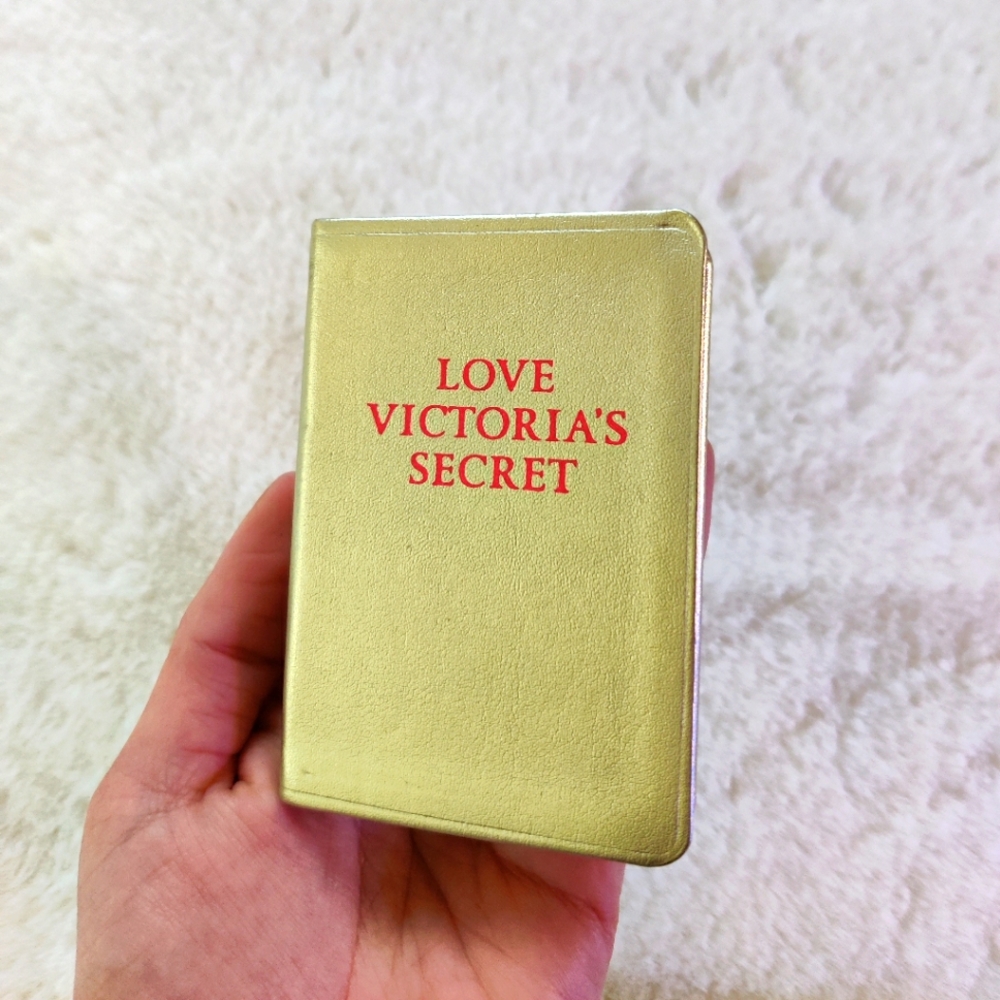 Rare VS PINK leather mini journal